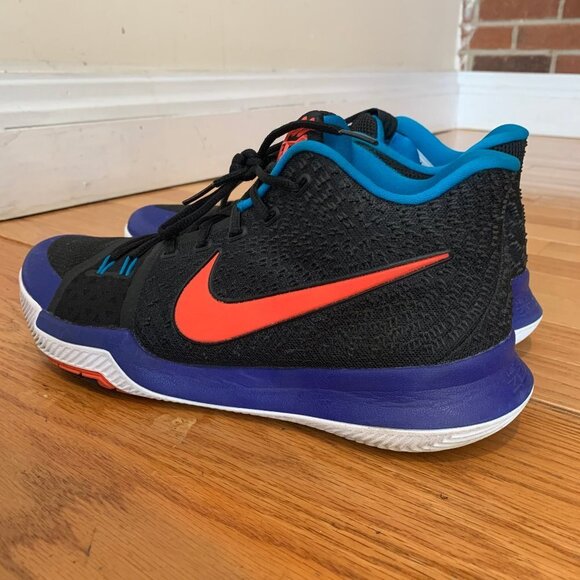 Nike Mens Black Blue Red Kyrie 3 Kyrache - Picture 9 of 11
